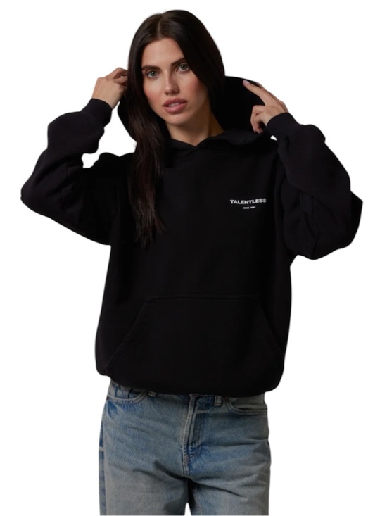TALENTLESS Tops - 🔥 TALENTLESS circle logo hoodie black font - Casual Sweatshirt size small